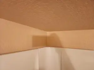 Drywall repair process after photo in Tucson
