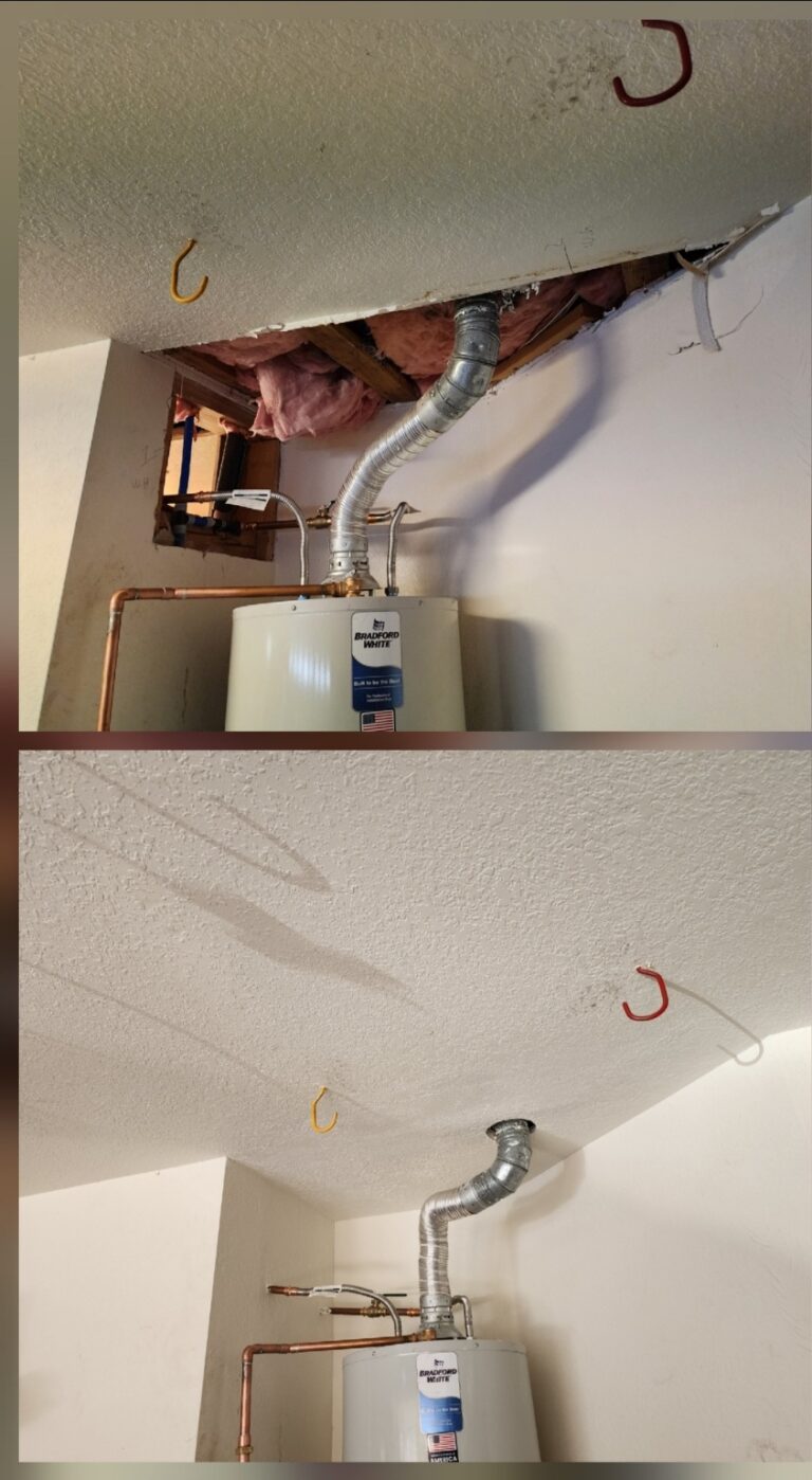 Garage drywall repair after repipe in Oro Valley